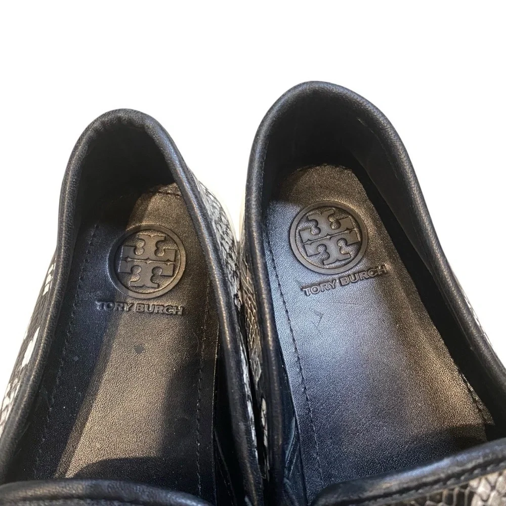 Tory Burch Snakeskin Slip-on Huarache Sneakers / Slip Ons Sz 10 New